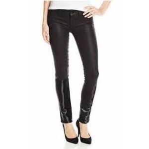 DL1961 Emma Coated Pony Hair Legging Jeans‎ In 2366 Montgomery Black